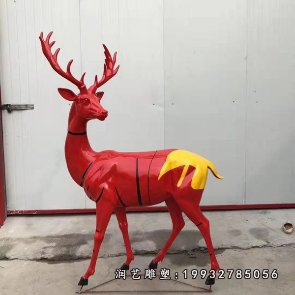 玻璃钢鹿雕塑  (14)