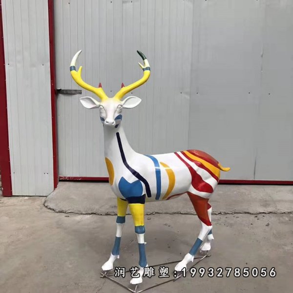 玻璃钢鹿雕塑  (15)