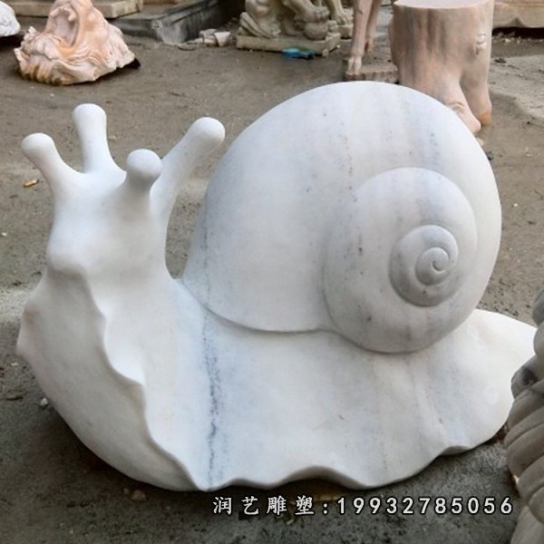 蜗牛动物石雕 (20)