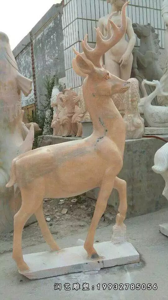 鹿石雕 (31)