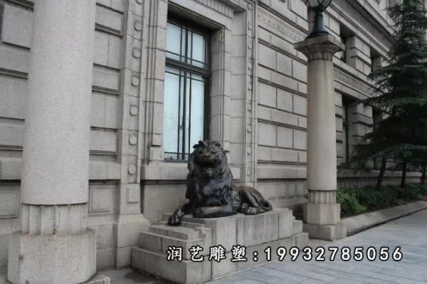 狮子铜雕 (17)