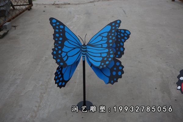 不锈钢蝴蝶动物雕塑 (22)