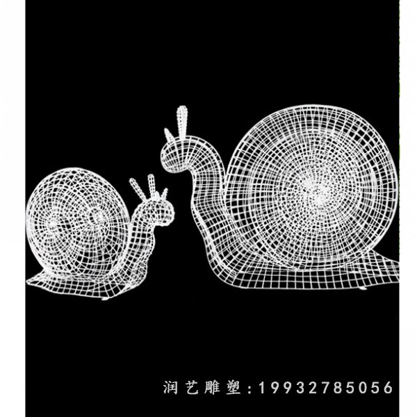 不锈钢蜗牛雕塑  (25)