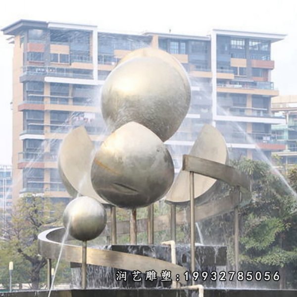 不锈钢葫芦雕塑 (3)