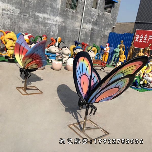 玻璃钢蝴蝶雕塑  (4)