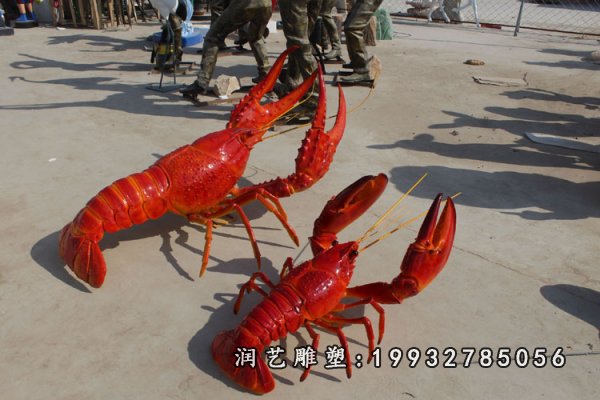 玻璃钢龙虾雕塑  (10)