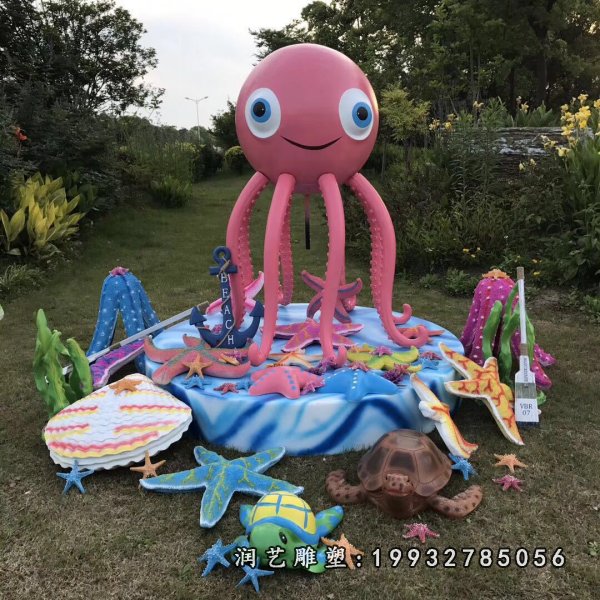 玻璃钢章鱼雕塑 (12)