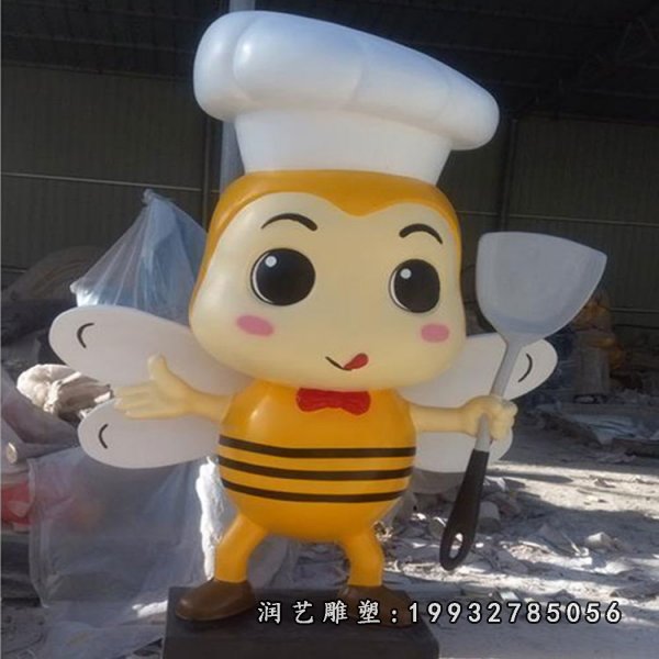 玻璃钢厨师雕塑 (29)