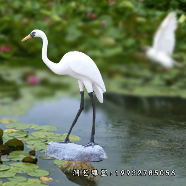 玻璃钢仙鹤雕塑  (26)
