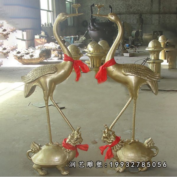 仙鹤铜雕 (4)[2]