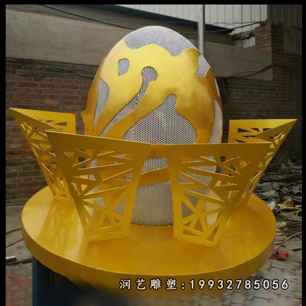 不锈钢镂空景观雕塑 (19)