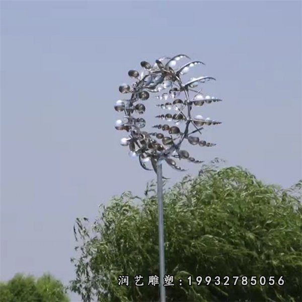 不锈钢向日葵雕塑  (17)