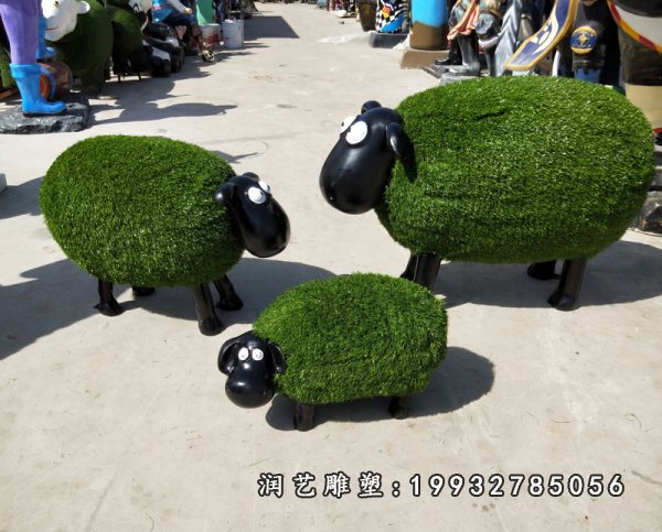 玻璃钢羊雕塑  (11)