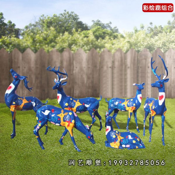 玻璃钢鹿雕塑  (18)