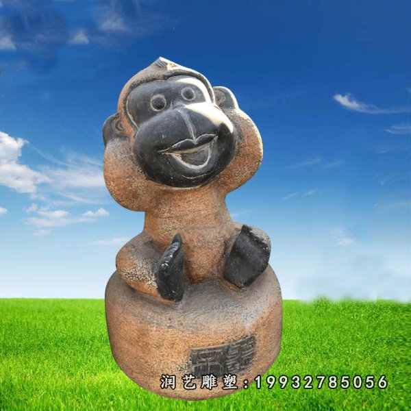 猴子动物石雕 (63)