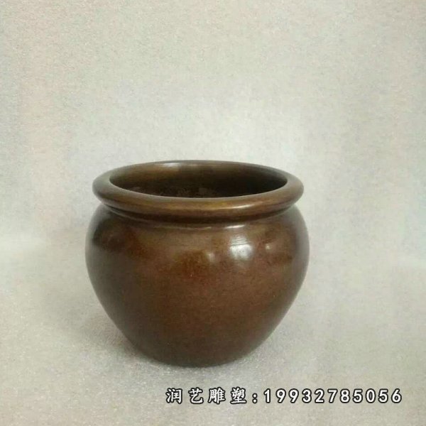 铜雕水缸 (6)