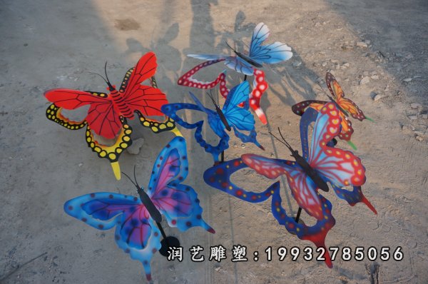 不锈钢蝴蝶动物雕塑 (32)