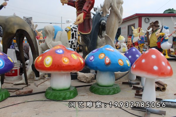 玻璃钢蘑菇雕塑 (43)