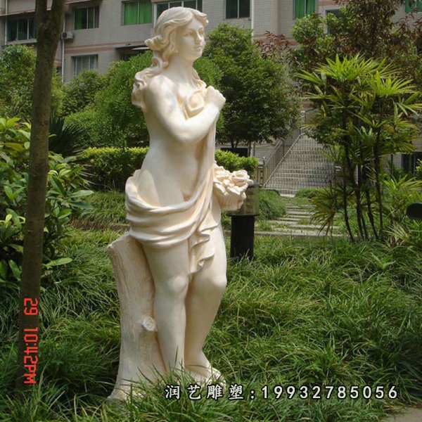 公园西方人物石雕 (2)