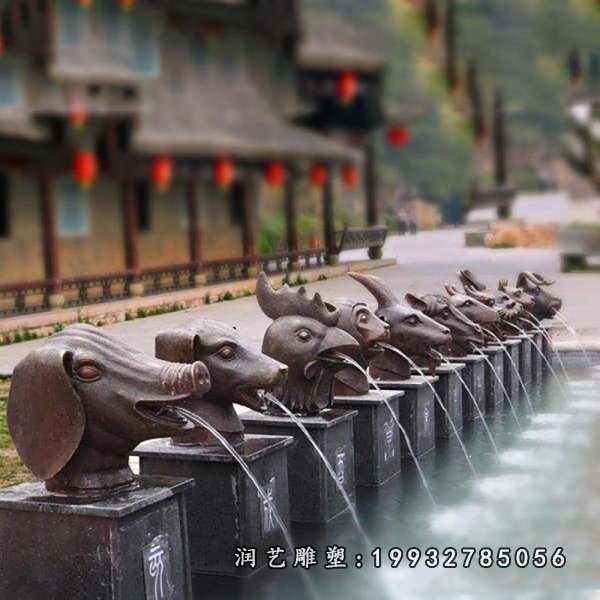 喷泉铜雕 (10)