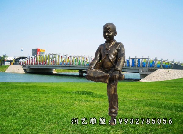 儿童铜雕 (14)