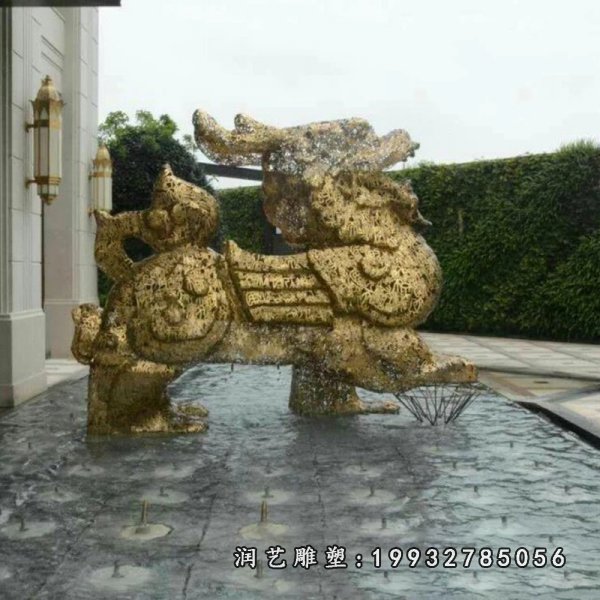 不锈钢动物雕塑(16)