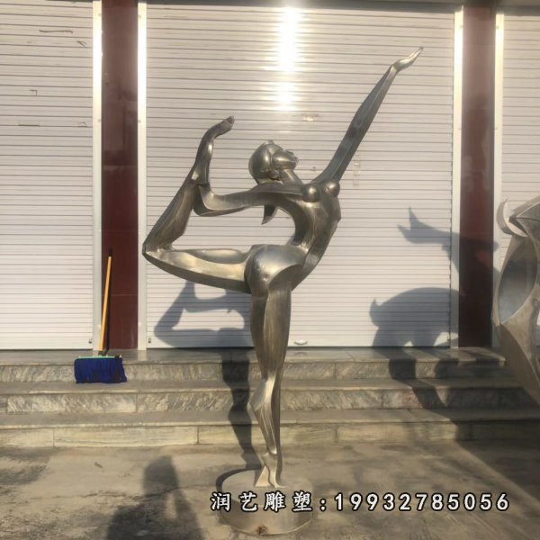 不锈钢跳舞雕塑 (23)