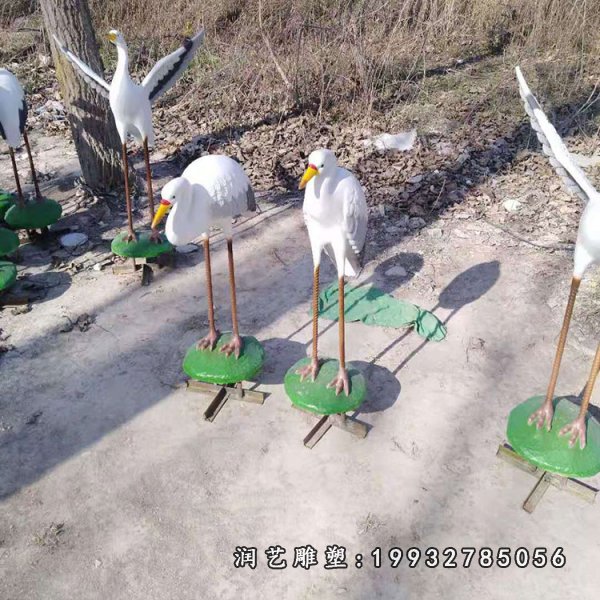 玻璃钢仙鹤雕塑  (31)