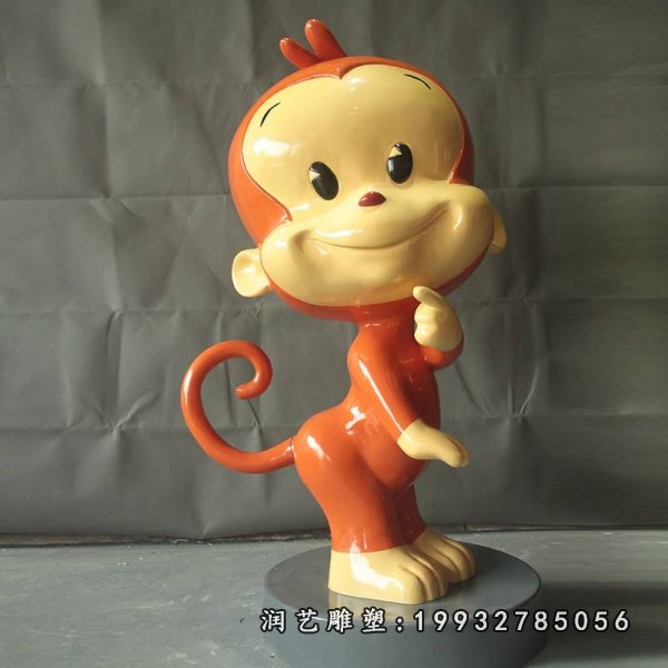 玻璃钢猴子雕塑  (3)