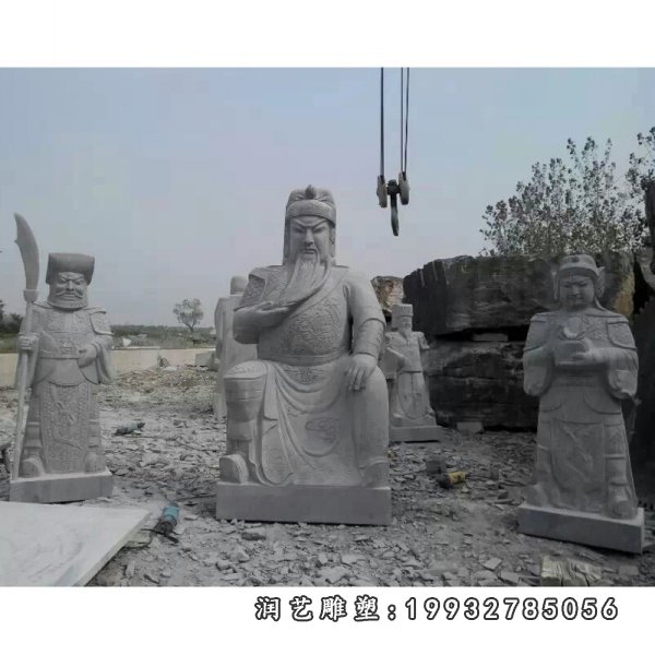 关公古代名人石雕 (23)