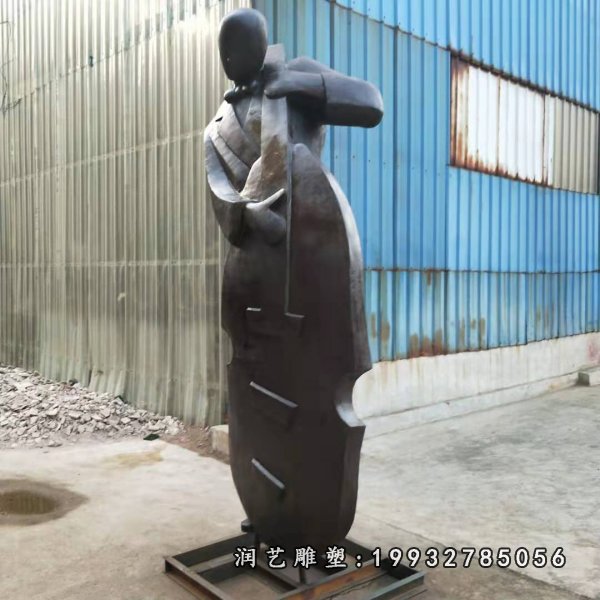 抽象人物铜雕 (40)