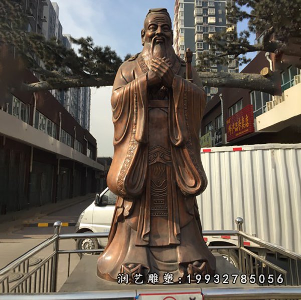 老子铜雕 (23)