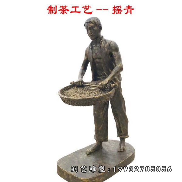 茶文化铜雕塑 (48)