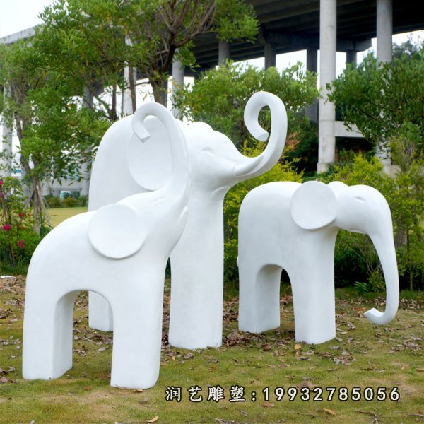 玻璃钢大象雕塑  (85)