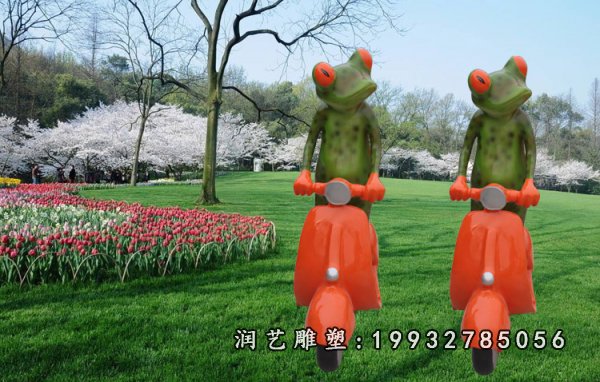 玻璃钢青蛙雕塑  (33)