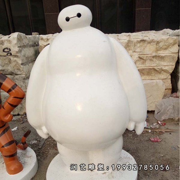 玻璃钢卡通大白雕塑 (42)