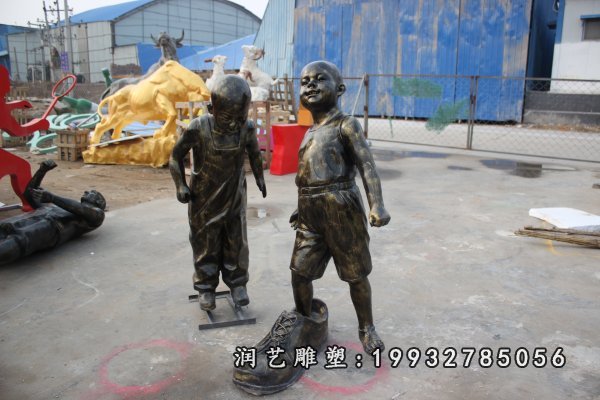 儿童铜雕 (87)
