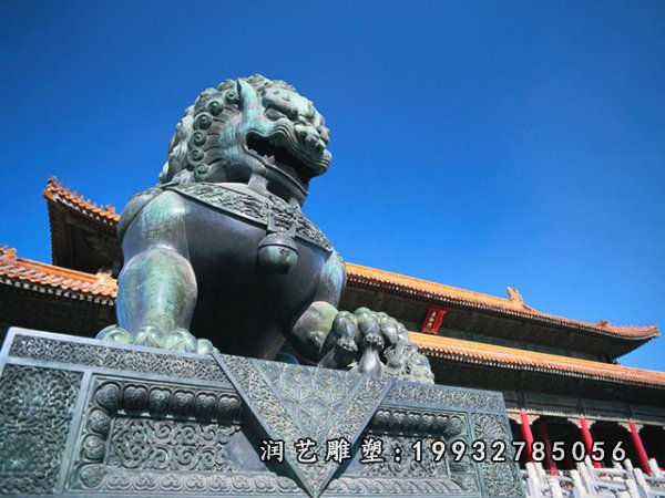 狮子铜雕 (20)