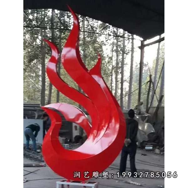 不锈钢凤凰雕塑 (42)