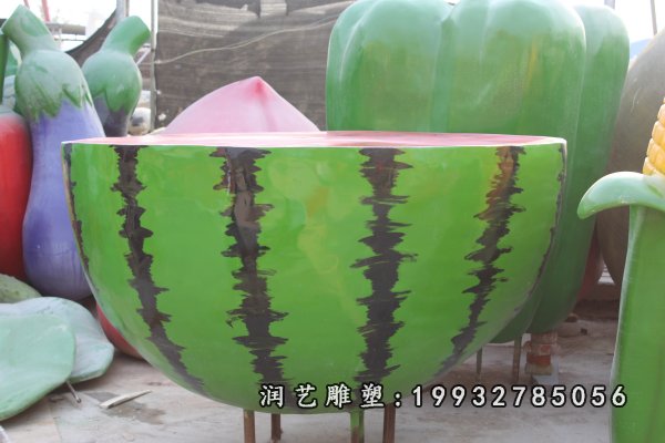玻璃钢西瓜雕塑 (26)