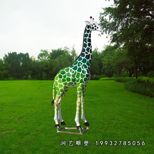 玻璃钢长颈鹿雕塑 (41)