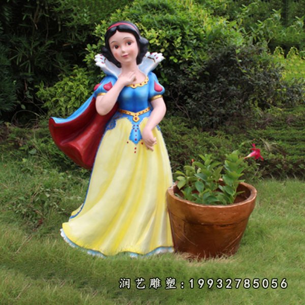 玻璃钢白雪公主和小矮人雕塑 (17)
