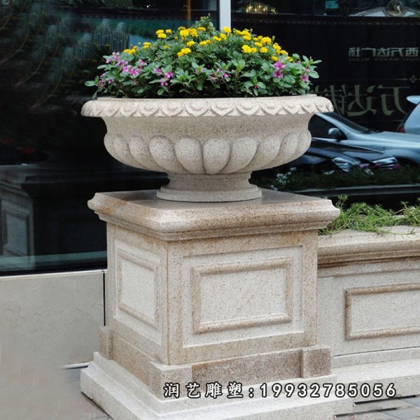 花盆石雕 (4)