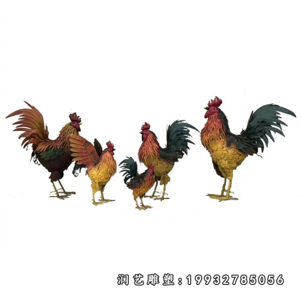 玻璃钢鸡雕塑 (6)