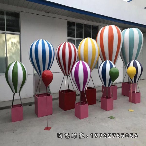 玻璃钢热气球雕塑  (26)