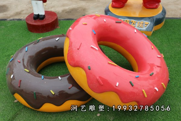 甜甜圈玻璃钢景观雕塑  (18)