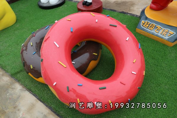 甜甜圈玻璃钢景观雕塑  (17)