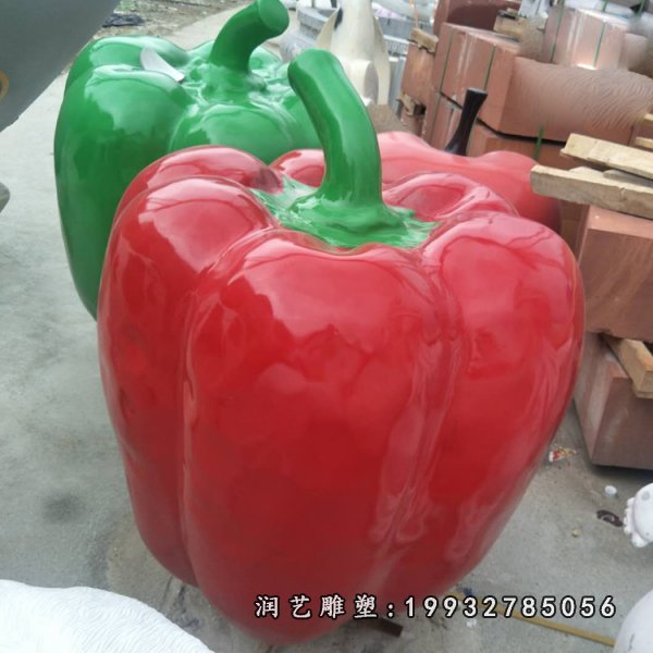 玻璃钢仿真青椒雕塑 (14)