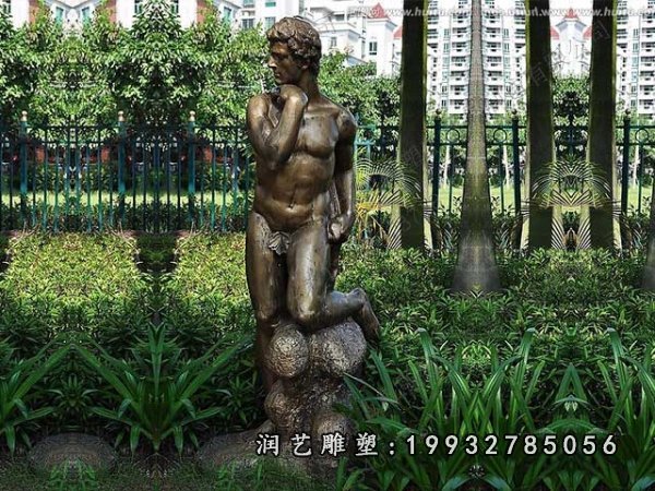 西方人物铜雕 (20)