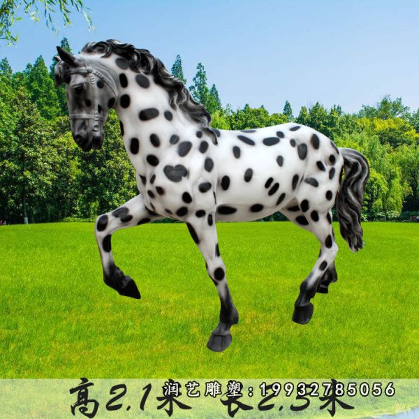 玻璃钢马雕塑  (30)